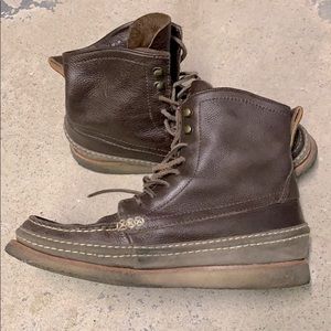 Cole Haan X Todd Snyder Olmstead Moc-Toe Boots